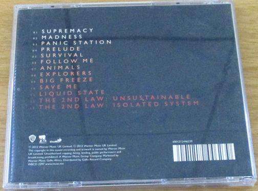 MUSE The 2nd Law CD