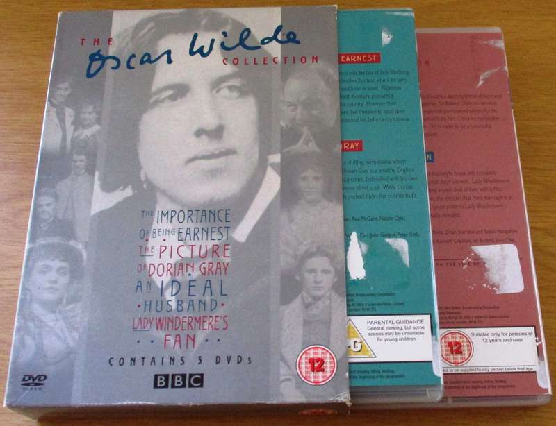 THE OSCAR WILDE COLLECTION 3xDVD [Box Set Shelf]