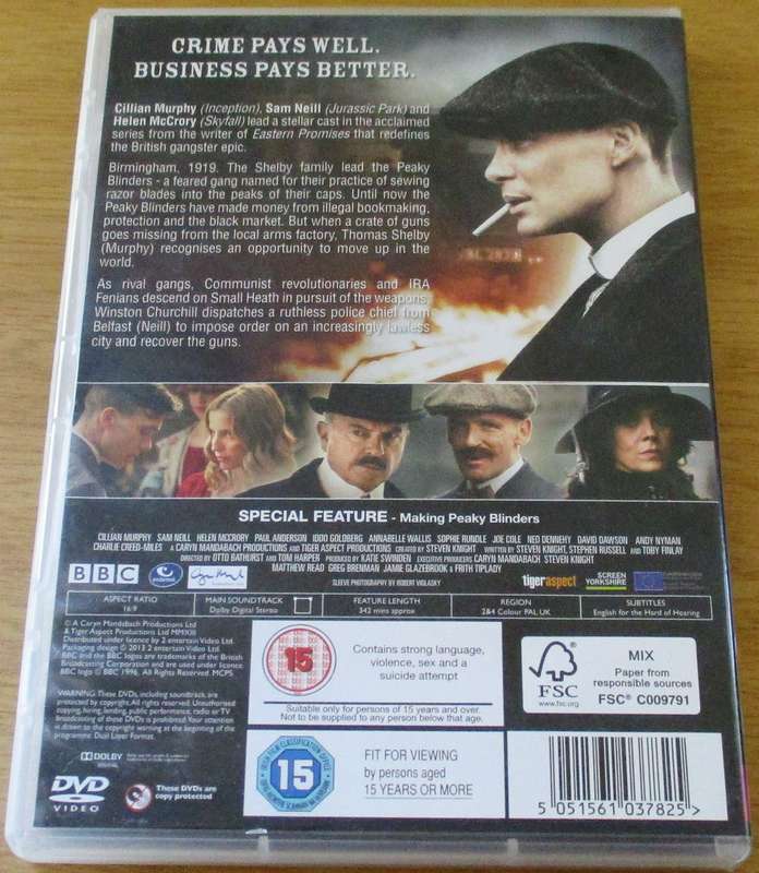 PEAKY BLINDERS Season 1 2xDVD [Box Set Shelf]