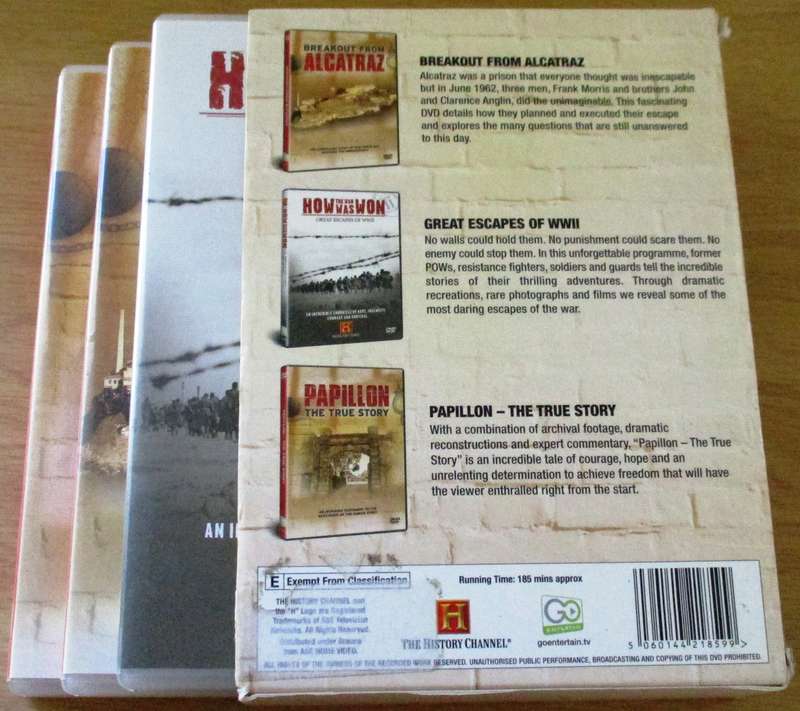HISTORY CHANNEL : REAL PRISON BREAKS 3xDVD BOX SET [Box Set Shelf]