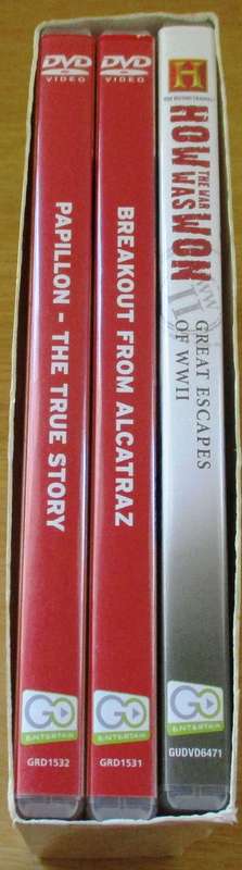 HISTORY CHANNEL : REAL PRISON BREAKS 3xDVD BOX SET [Box Set Shelf]