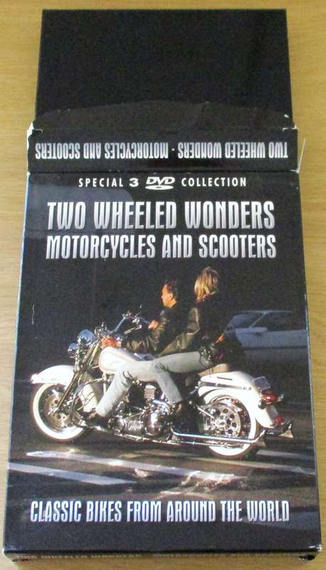 TWO WHEELED WONDERS Motorcycles and Scooters 3xDVD [Box Set Shelf]