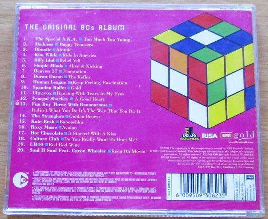 THE ORIGINAL 80S ALBUM CD [Vx7]