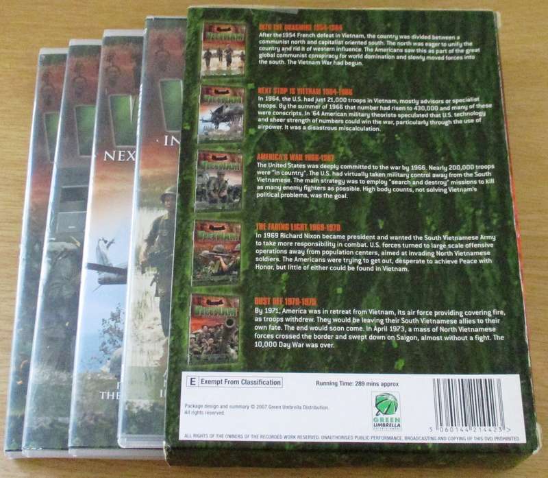 VIETNAM 5xDVD BOX SET [Box Set Shelf]