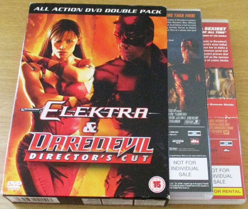 ELEKTRA + DAREDEVIL Director's Cut 2xDVD [Box Set Shelf]