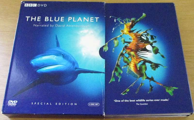 THE BLUE PLANET 4xDVD [Box Set Shelf]