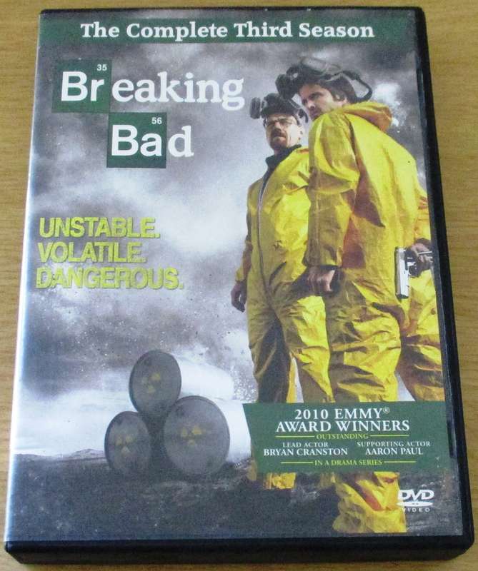 BREAKING BAD The Complete Third Season DVD [Box Set Shelf]