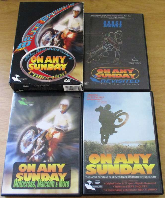 ON ANY SUNDAY Motocross 3xDVD [Box Set Shelf]