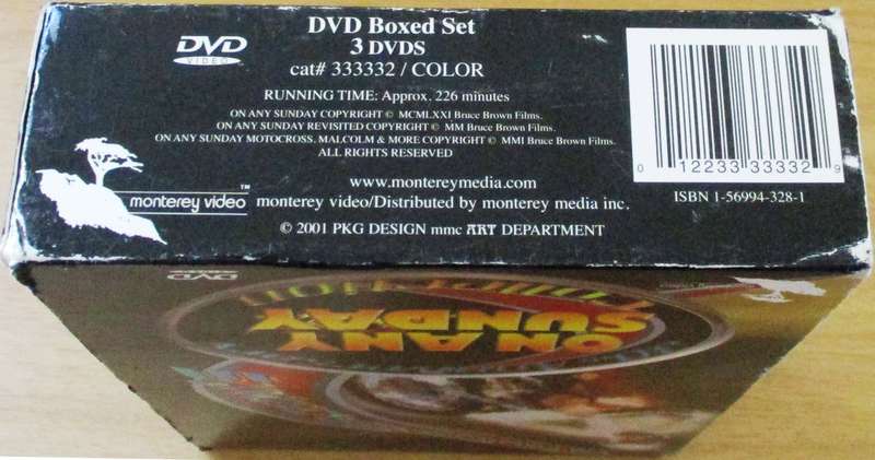 ON ANY SUNDAY Motocross 3xDVD [Box Set Shelf]
