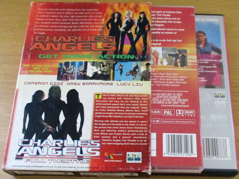 CHARLIE'S ANGELS 1 + 2 BOX SET 2xDVD [Box Set Shelf]