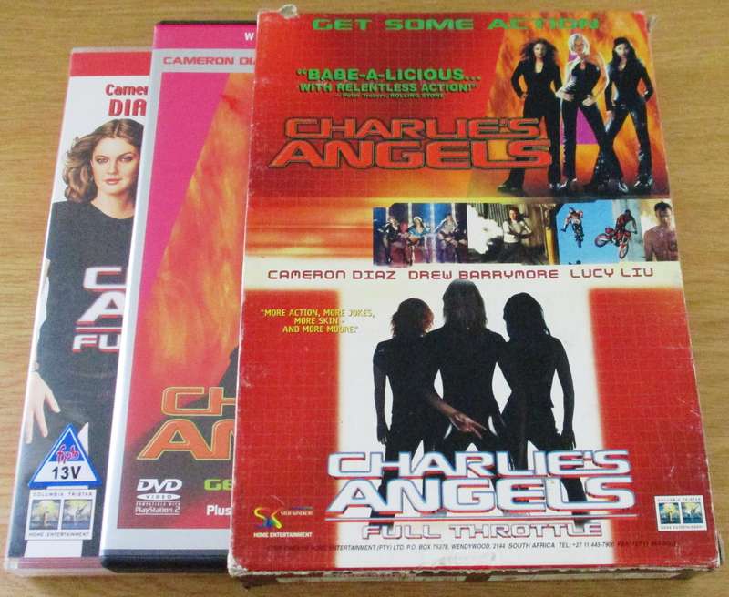 CHARLIE'S ANGELS 1 + 2 BOX SET 2xDVD [Box Set Shelf]