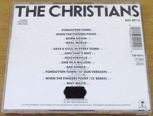 THE CHRISTIANS The Christians with extra tracks CD