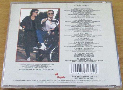 GO WEST Bangs & Crashes CD