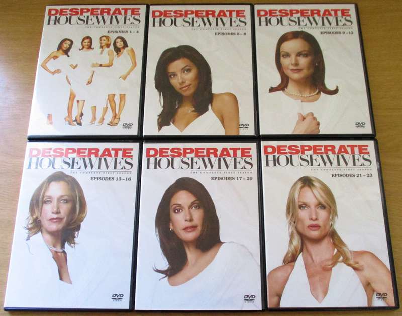 DESPERATE HOUSEWIVES The Complete First Season Episodes 1 - 23 6xDVD [Box Set Shelf]