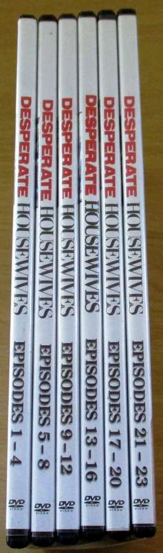 DESPERATE HOUSEWIVES The Complete First Season Episodes 1 - 23 6xDVD [Box Set Shelf]
