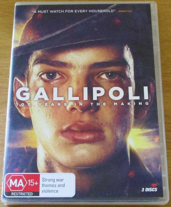 CALLIPOLI 100 years in the making 3xDVD [Box Set Shelf]