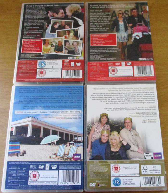 GAVIN & STACEY Series 1 - 3 + Christmas Special 4xDVD [Box Set Shelf]