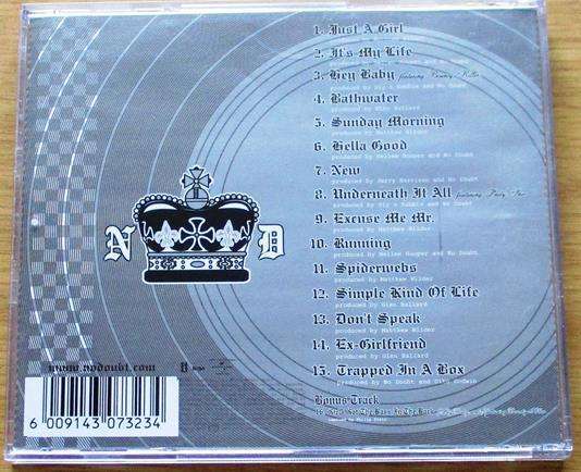 NO DOUBT The Singles 1992-2003 CD [Gx34]