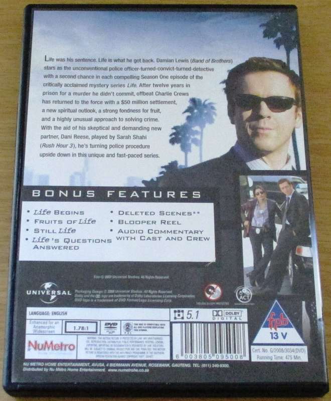 LIFE Season 1 3xDVD [Box Set Shelf]