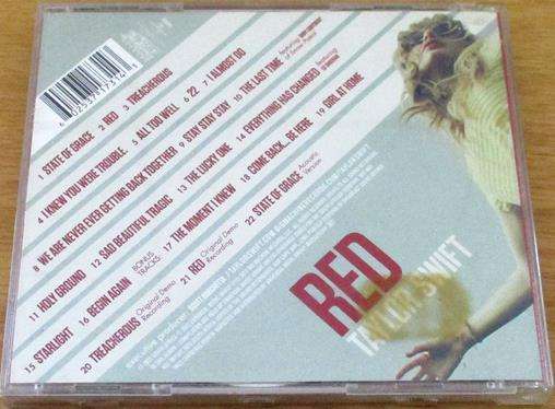 TAYLOR SWIFT Red 2xCD