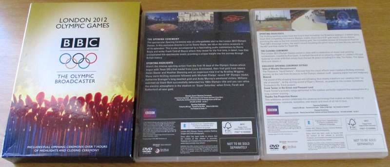 BBC LONDON 2012 OLYMPIC GAMES 5xDVD [Box Set Shelf]