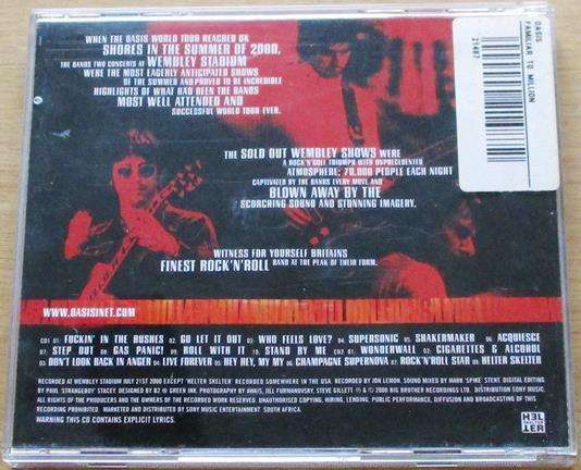 OASIS Familiar to Millions 2xCD [Gx34]