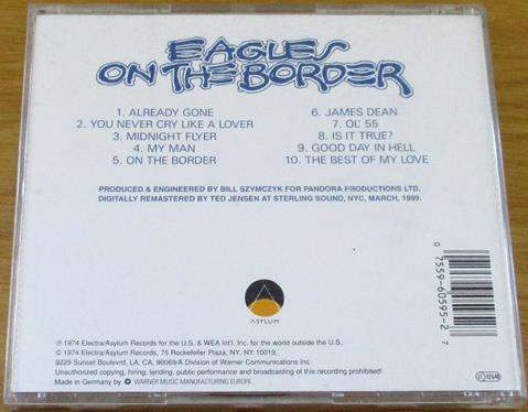EAGLES On the Border Remastered CD
