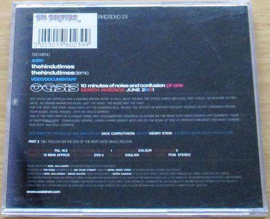 OASIS The Hindu Times DVD [Gx34]