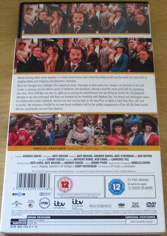 MR. SELFRIDGE Series 2 DVD BOX SET [Box Set Shelf]