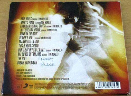 BRUCE SPRINGSTEEN High Hopes South African Release CD