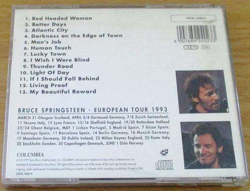 BRUCE SPRINGSTEEN In Concert CD