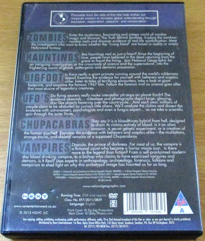 National Geographic IS IT REAL? THE TRUTH BEHIND ZOMBIES DVD BOX SET [Box Set Shelf]