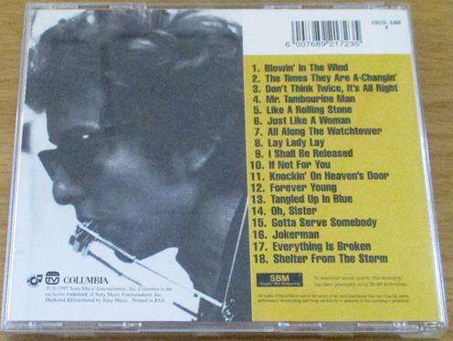 BOB DYLAN The Best of CD