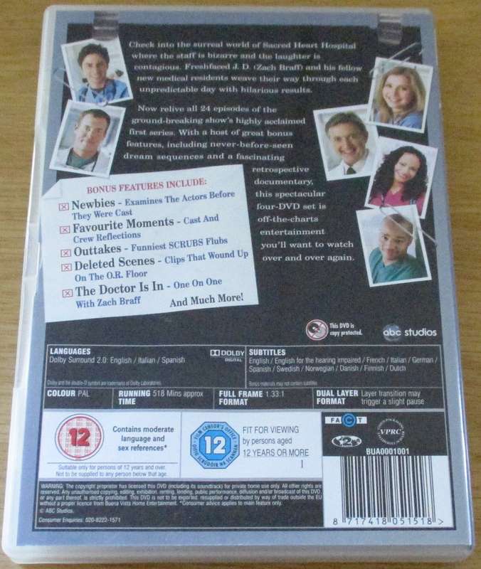 SCRUBS The Complete First Season [Box Set Shelf]