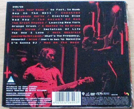 R.E.M. Live 2xCD + DVD [Gx34]