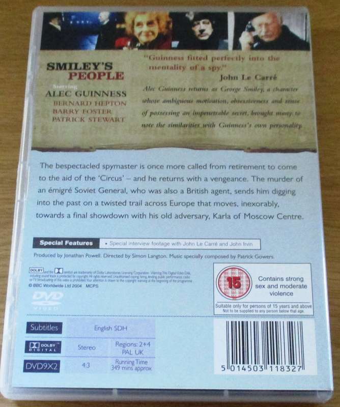 SMILEY'S PEOPLE BBC DVD [Box Set Shelf]
