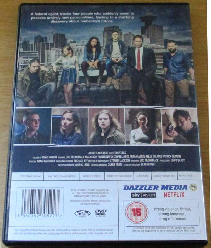 TRAVELERS Season 1 3xDVD [Box Set Shelf]