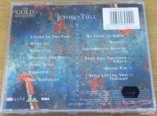 JETHRO TULL Through the Years  CD