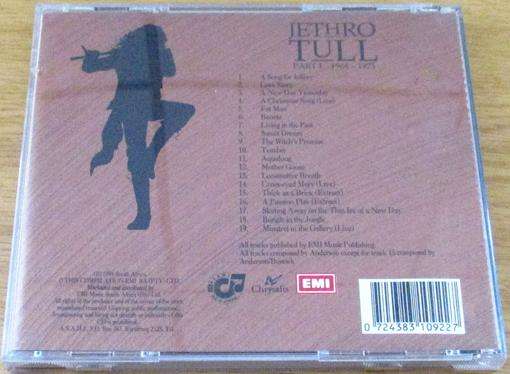 JETHRO TULL Platinum Part I 1968-1975  CD