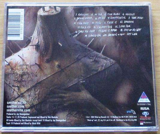 SEETHER Disclaimer II CD [Gx34] CD ONLY