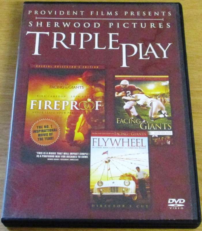 FIREPROOF + FACING THE GIANTS + FLYWHEEL 3xDVD [Box Set Shelf]