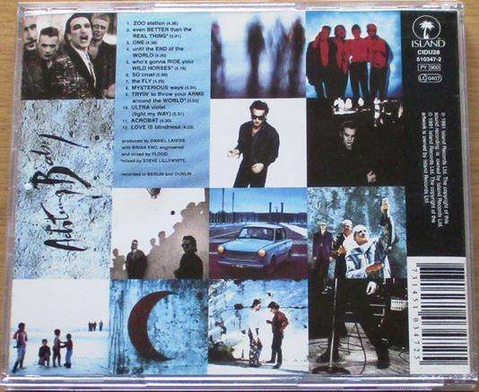 U2 Achtung Baby CD [Gx35]