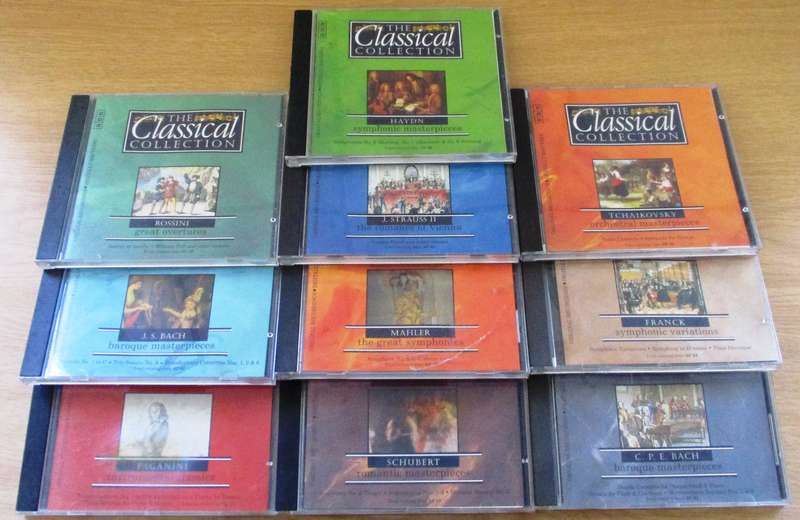 WHOLESALE LOT: THE CLASSICAL COLLECTION 30 31 32 33 38 39 40 41 42 43 10 CDs [classical box 4]