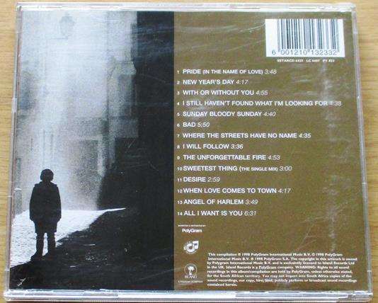 U2 The Best of 1980-19990 CD [Gx35]