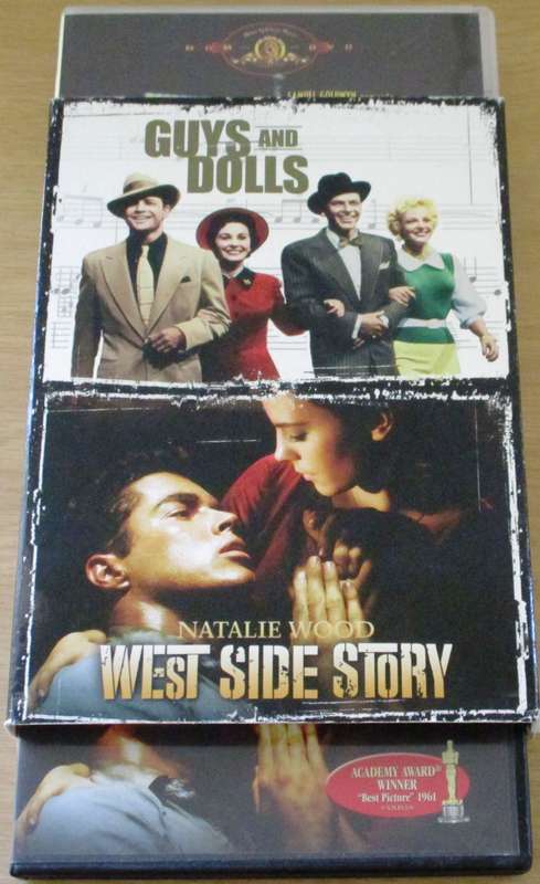 GUYS AND DOLLS + WEST SIDE STORY 2xDVD [Box Set Shelf]
