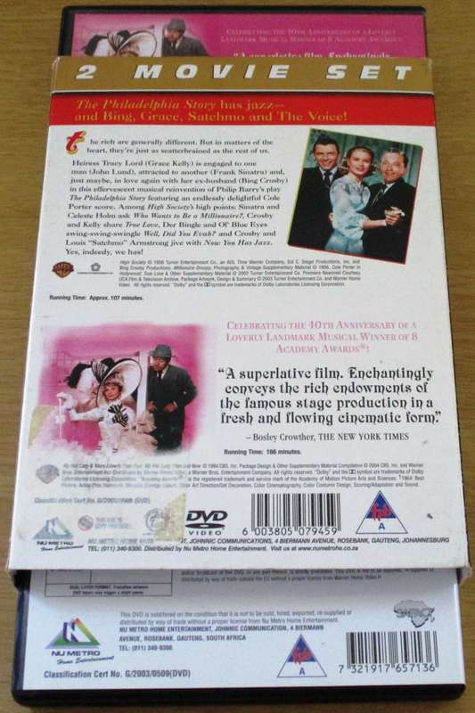 HIGH SOCIETY + MY FAIR LADY 2xDVD [Box Set Shelf]