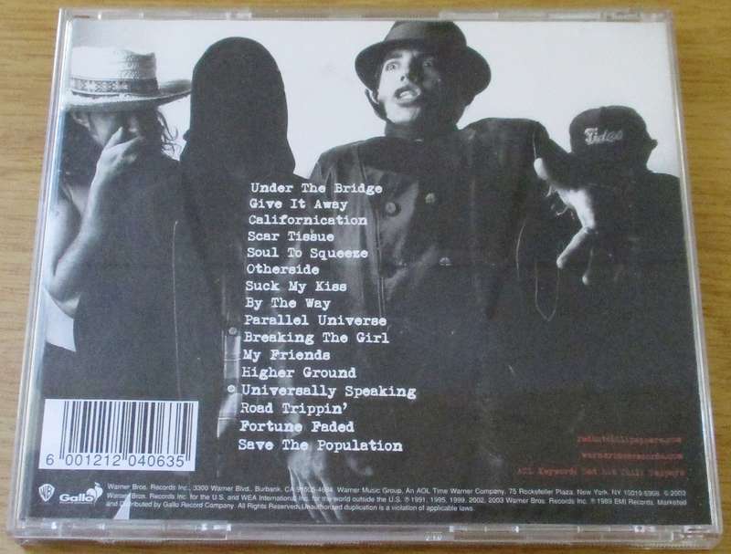 RED HOT CHILI PEPPERS Greatest Hits CD