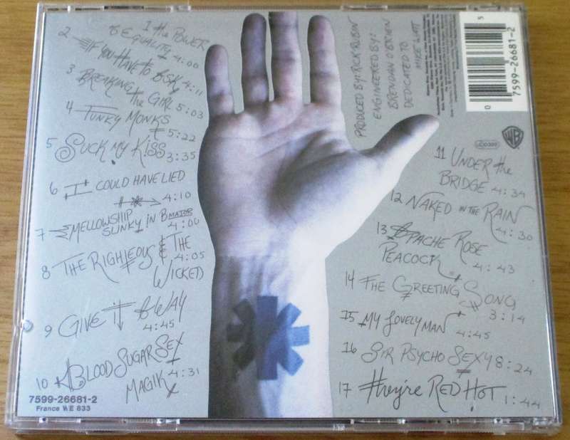 RED HOT CHILI PEPPERS Blood Sugar Sex Magik CD