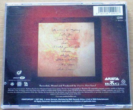 SARAH McLACHLAN Surfacing CD [Gx36]