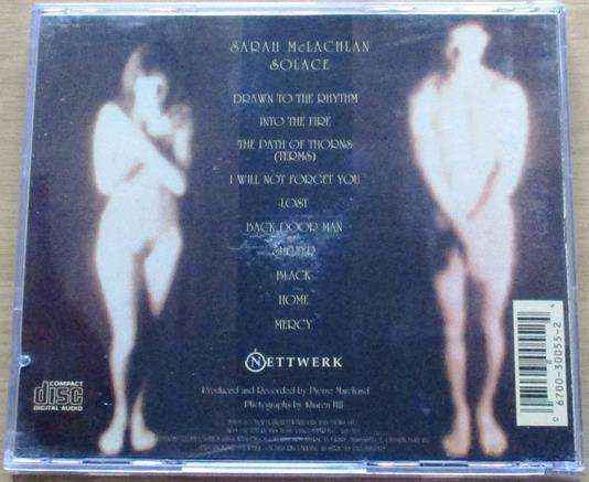 SARAH McLACHLAN Solace CD [Gx36]